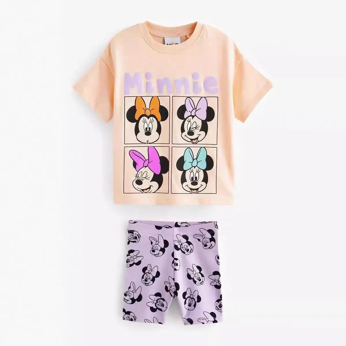 Minnie Mouse Tshirt Shorts Sets - Cute Outfits for Girls