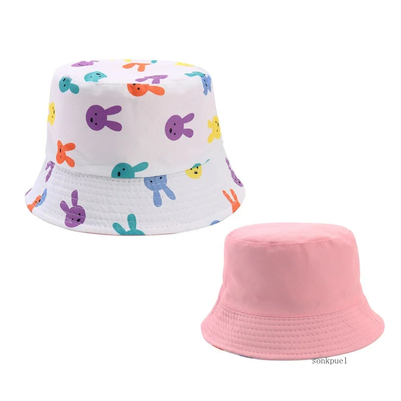 Double Sided Baby Bucket Hat - Girls