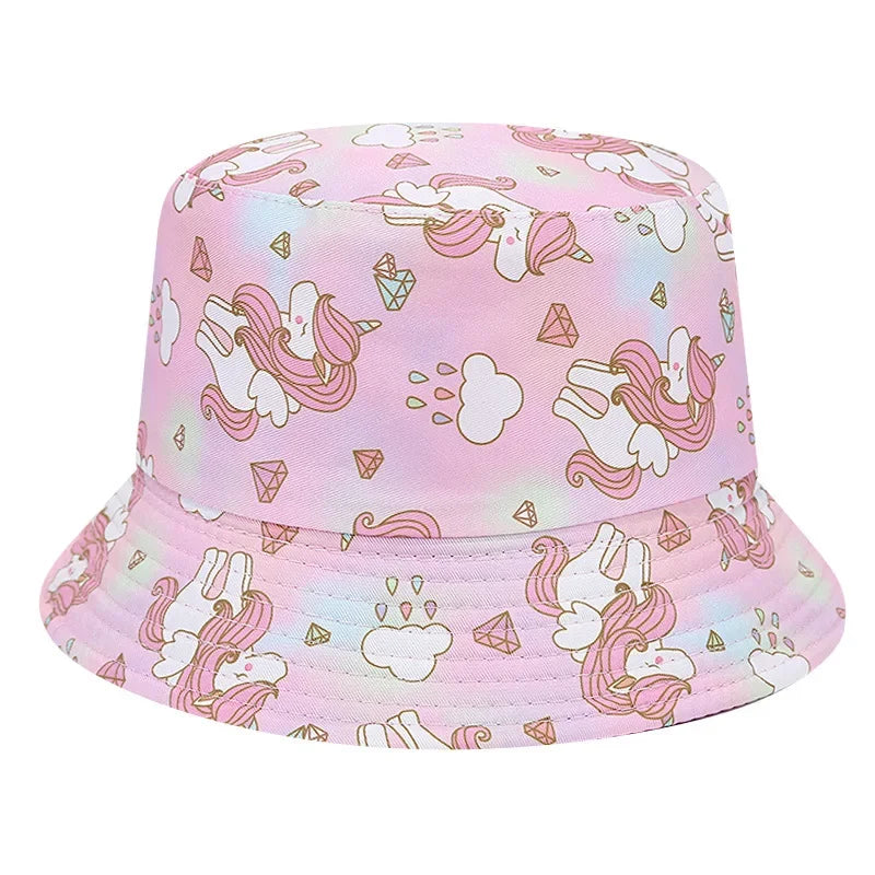 Double Sided Baby Bucket Hat - Girls