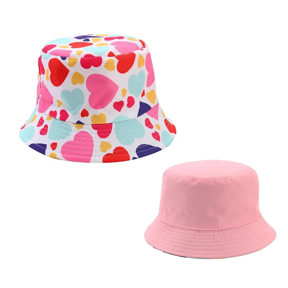 Double Sided Baby Bucket Hat - Girls