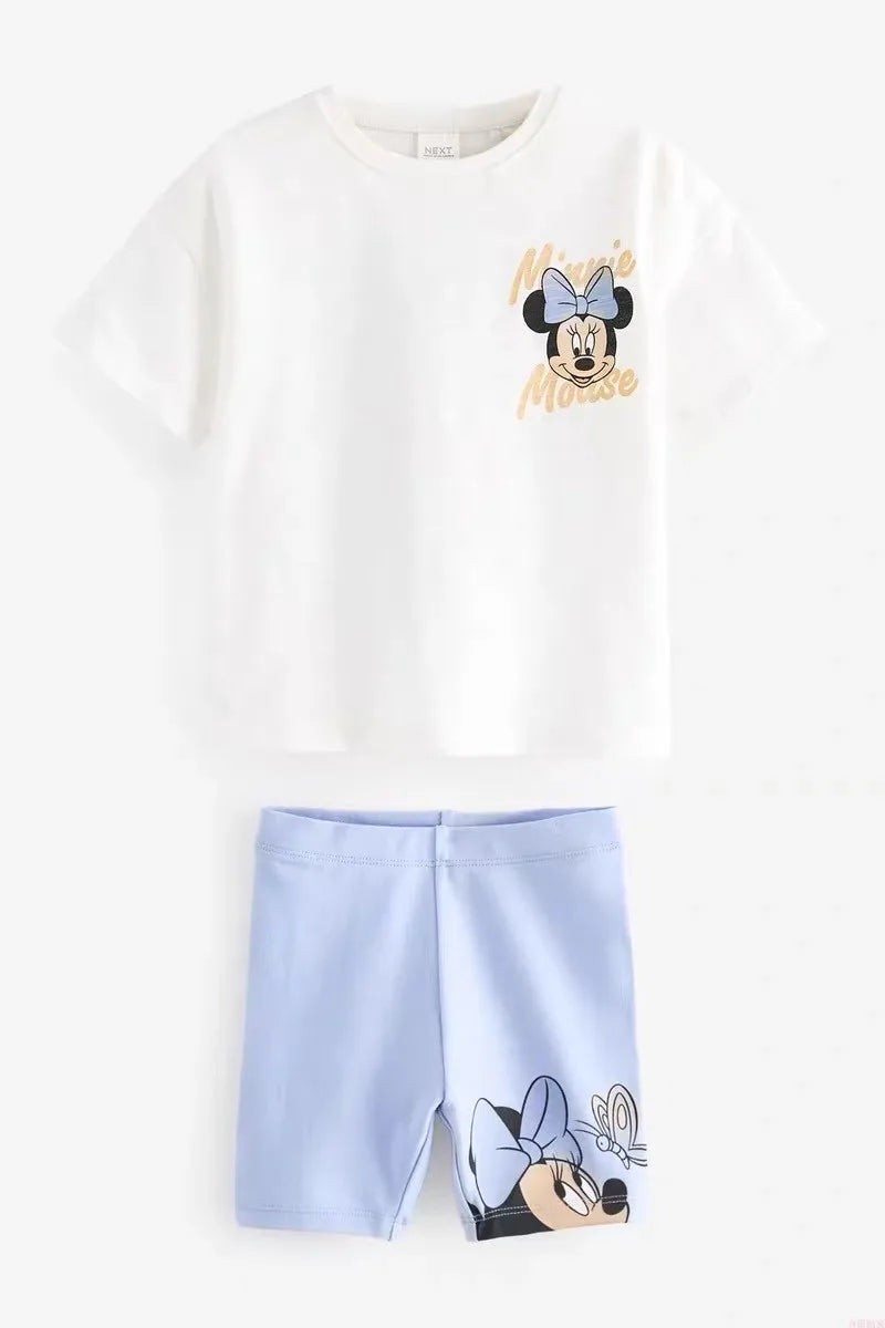 Minnie Mouse Tshirt Shorts Sets - Cute Outfits for Girls