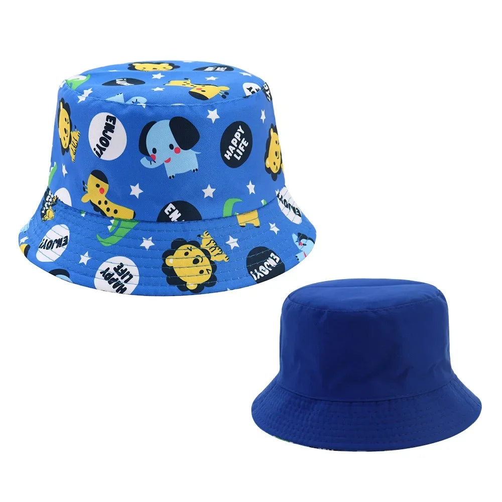 Double Sided Baby Bucket Hat - Boys