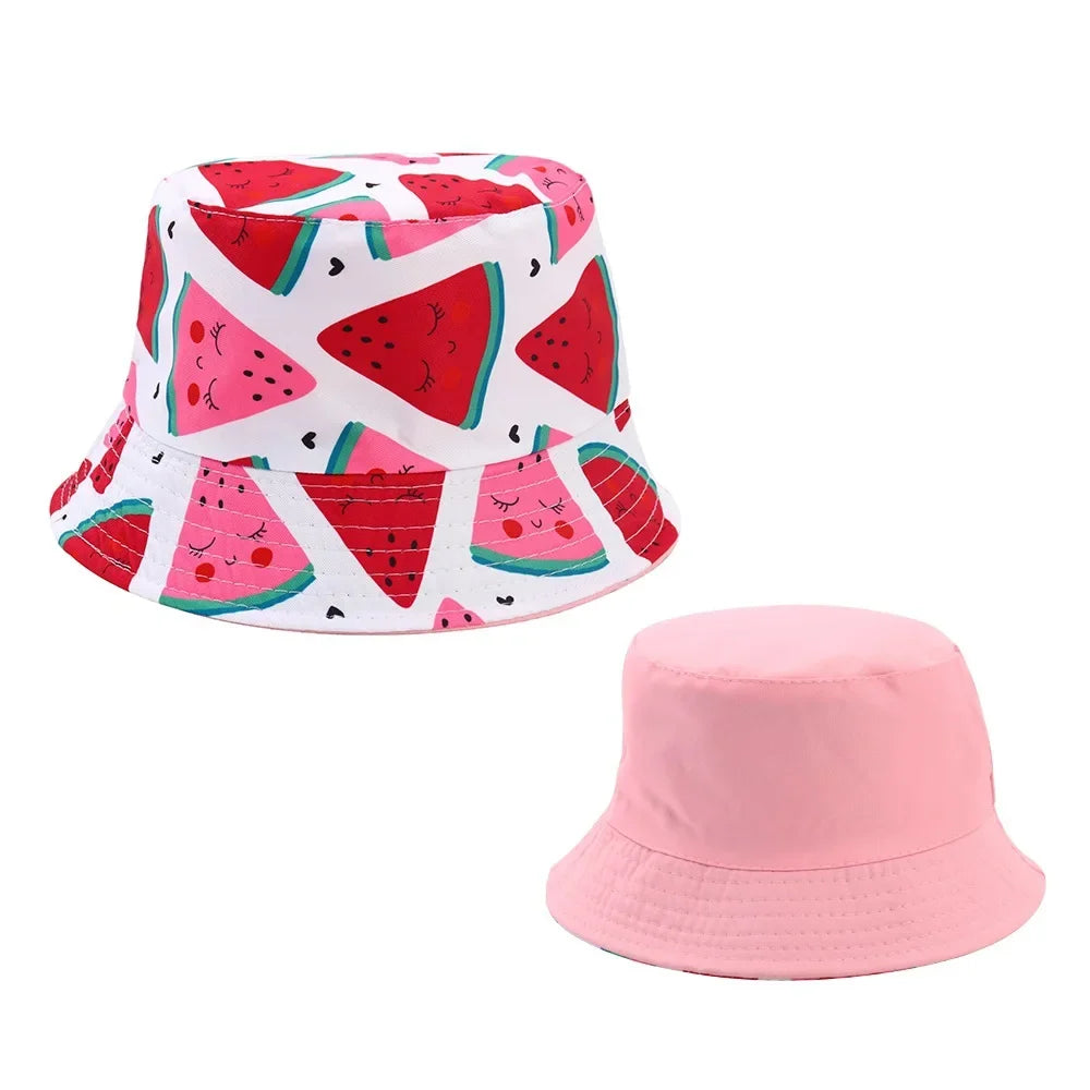 Double Sided Baby Bucket Hat - Girls