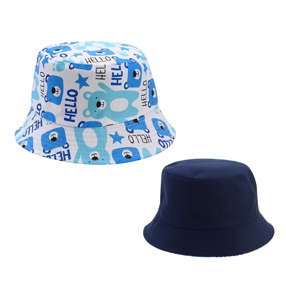 Double Sided Baby Bucket Hat - Boys