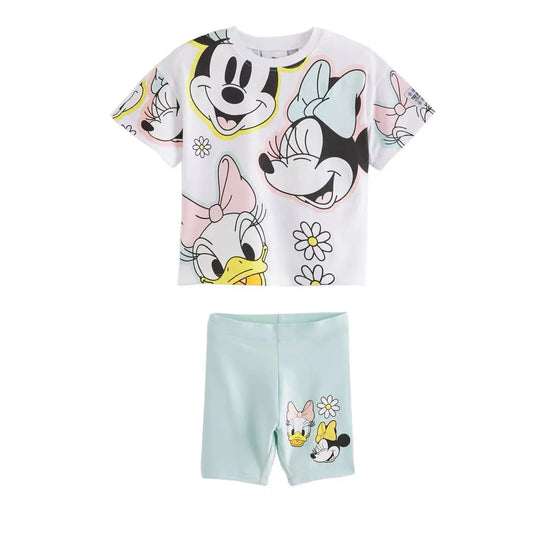 Minnie Mouse Tshirt Shorts Sets - Cute Outfits for Girls