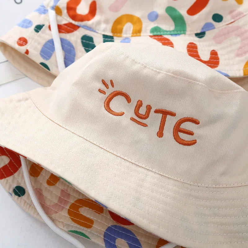 Double Sided Baby Bucket Hat -For Boys & Girls